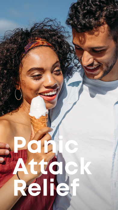 Rootd official App Store screenshot promoting panic attack relief